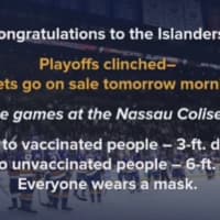 <p>There will be a fully-vaccinated fan section during the Islander&#x27;s playoff run.</p>