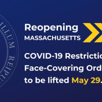 <p>Mask and social distance restrictions in Massachusetts are being lifted</p>