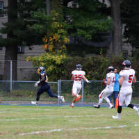 <p>Saddle Brook running back Brandon Johnson got the Falcons on the board in the third quarter.</p>
