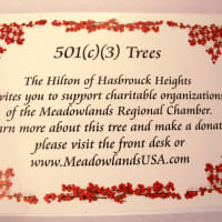 <p>Signage will tell hotel guests and community residents the story of the 501(c) trees.</p>