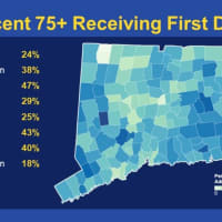 <p>The percentage of 75+ population in Connecticut to receive COVID-19 vaccinations.</p>