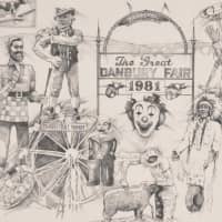 <p>A working graphite pencil drawing by artist Thom Montanari from a section of &quot;Fair Days.&quot;</p>