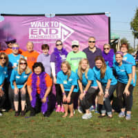 <p>Fairfield County Walk To End Alzheimer’s Event Committee 2015. See story for IDs. </p>