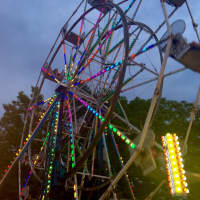 <p>There were rides and games</p>