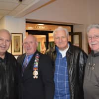 <p>Carmine Terrizzi, Harry Shortway, Jr., Charles W. Mabey and Alfred Soder were first responders to the Morningstar-Paisley chemical explosion in Hawthorne in 1967.</p>