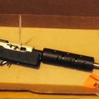 <p>A weapon seized by State Police from Michael Giannone of New Fairfield.</p>