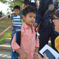 <p>Students were excited as a new school year began.</p>