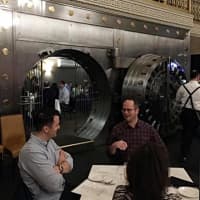<p>Fish Urban Dining, again participating in Restaurant Week, offers dining both inside the vault of its renovated old bank building and out.</p>