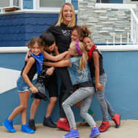 <p>Norwalk mom of four, Devyn Taylor, founder of Dezzys Footwear.</p>