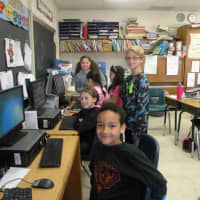<p>Students in Lisa Coen&#x27;s class at Austin Road Elementary School working on their float-design ideas for the Macy&#x27;s Thanksgiving Day Parade.</p>