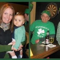 <p>Folks of all ages enjoy Thatcher&#x27;s daylong St. Patrick&#x27;s Day celebration, as these folks did in 2013.  The pub has separate dining and bar areas.</p>