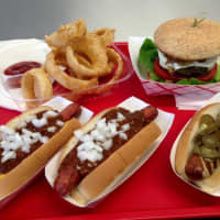 <p>Some of the options at Dog Daze Cafe in Wilton.</p>