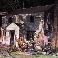 <p>The aftermath of a fire at 126 East Street in Springfield on Thursday morning, March 30</p>