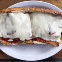 <p>Eggplant Parm from Crecco&#x27;s Cafe in River Vale.</p>