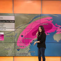 <p>Penn State broadcast major Kaitlyn Kaminski of Maywood is working as an intern at AccuWeather.</p>