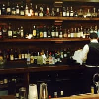 <p>The bar is well stocked at the Hudson Valley Steakhouse in Yorktown Heights.</p>