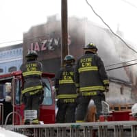 <p>First responders at the scene of the explosion in Southeast DC.</p>
