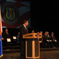 <p>From Friday&#x27;s Westchester Police Academy ceremony.</p>