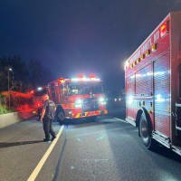 <p>The scene of the fatal crash on I-270 in Montgomery County.</p>