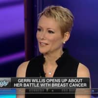 <p>Fox News Business anchor Gerri Willis of Hartsdale on-air detailing her battle against cancer.</p>
