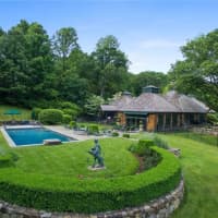 <p>The house sits on 10 carefully designed acres.</p>