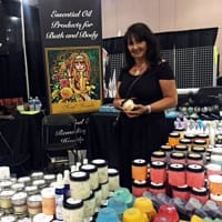 <p>Gina Avino recently offered her wellness essential oil products at Philadelphia Comic Con.</p>