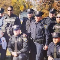 <p>Gio Toribio, 4, was police chief for the day in Ossining Monday.</p>