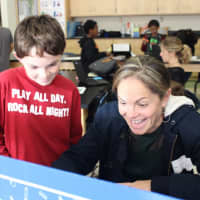 <p>Pocantico Hills fifth graders learned how to write gallery-style.</p>