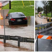 Pair Rescued From Car Trapped In Flood Waters In Central PA (PHOTOS)