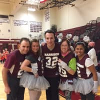 <p>Harrison teachers took on the Harlem Wizards on Jan. 14 during a fundraising basketball game that collected money for several programs and clubs.</p>