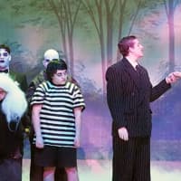 <p>The Harrison High School cast of The Addams Family at a recent dress rehearsal. The show began Thursday and has four more shows through Sunday.</p>