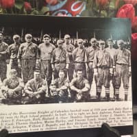 <p>A picture of the Haverstraw Knights of Columbus baseball team from 1920 with Babe Ruth.</p>