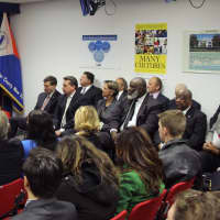 <p>Astorino speaks to the audience at Tuesday&#x27;s announcement.</p>