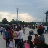 <p>Parents and kids line up last year at the baseball stadium in Pomona to get free backpacks stuffed with school supplies, such as notebooks, pencils and calculators.</p>