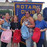 <p>The Rotary Club is only one of several community organizations that help out with the Haverstraw Neighborhood Fund&#x27;s annual backpack for schoolkids event.</p>