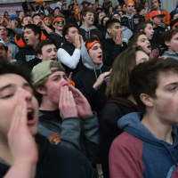 <p>Mamaroneck hockey fans had plenty to holler about as their defending state champion team blanked Suffern.</p>