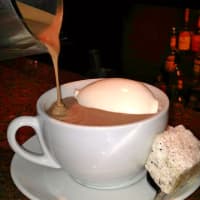 <p>Valrhona hot chocolate at City Limits in Stamford.</p>
