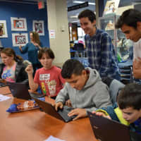 <p>The partnership between the students – some of whom are enrolled in the Advanced Placement Computer Science course – encouraged them to collaborate with peers with similar interests and gain a deeper understanding for the applications of coding.</p>