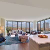 <p>A view of one of the new apartments at Hudson Lights in Fort Lee.</p>