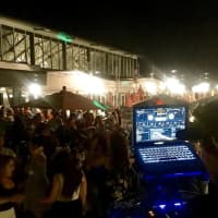 <p>The night scene is lively with DJs and live music on the outdoor deck at the Hudson Water Club in West Haverstraw.</p>