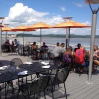 <p>The outdoor view from the Hudson Water Club in West Haverstraw.</p>