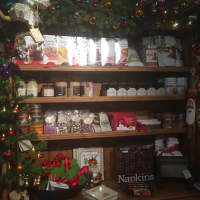 <p>It&#x27;s not just Christmas ornaments at the Historical Christmas Barn – gourmet gifts are also available.</p>