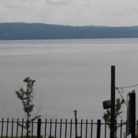 <p>The view of the Hudson River from Casa Hudson in Haverstraw.</p>