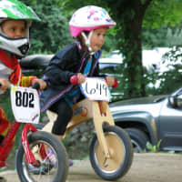 <p>The youngest racers at Bethel BMX</p>