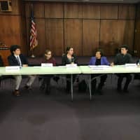 <p>U.S. Rep. Nita Lowey hosted a roundtable discussion with students about gun violence and prevention.</p>
