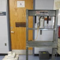 <p>Hydraulic presses and other equipment used in manufacturer and preparation of narcotics.</p>