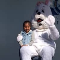 <p>Families took photos with the Easter Bunny at Lyon Park on March 12.</p>