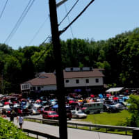 <p>blue skies and a full parking lot meant a good day at the Mahopac Falls Volunteer Fire Department Car Show.</p>