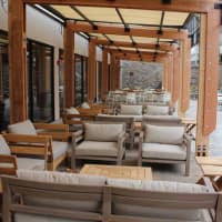 <p>The Eastchester Barnes &amp; Noble Kitchen includes a 3,000-square-foot patio seating area.</p>