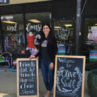 <p>Owner Ali Papageorge of Olive My Stuff in Monroe.</p>